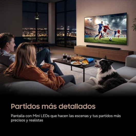 TV Samsung Mini LED TU65M80H 65" 4K UltraHD 144Hz Smart TV Tizen HDR10+ Vision AI