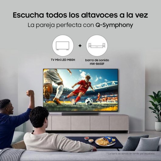 TV Samsung Mini LED TU65M80H 65" 4K UltraHD 144Hz Smart TV Tizen HDR10+ Vision AI