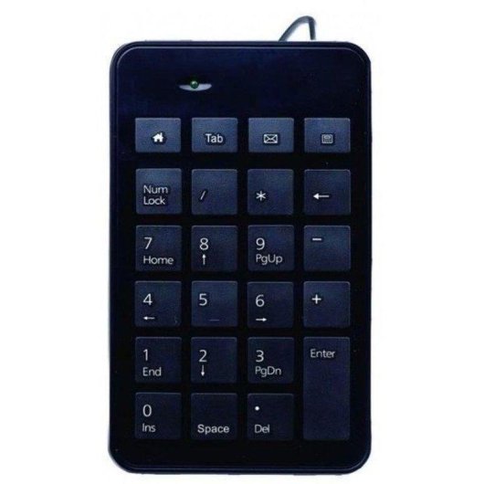 Teclado Mobility Lab ML300894 alámbrico USB numérico compacto retroiluminado