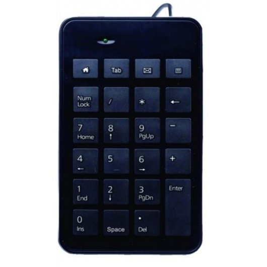 Teclado Mobility Lab ML300894 alámbrico USB numérico compacto retroiluminado