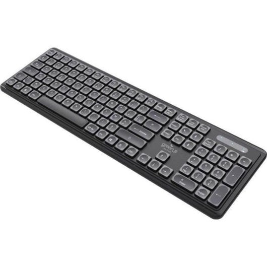 Teclado Mobility Lab Green-e sem fios 105 teclas Azerty ecológico preto