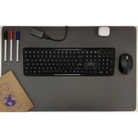 Teclado Mobility Lab Green-e sem fios 105 teclas Azerty ecológico preto
