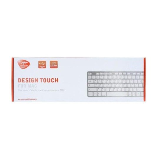 Teclado Mobility Lab Ultra-fino AZERTY com teclado numérico USB para Mac