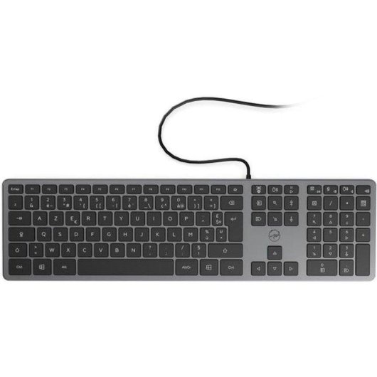 Tastatur Mobility Lab Ml311173 Slim Azerty Space Grey mit Ziffernblock und Multimedia-Tasten