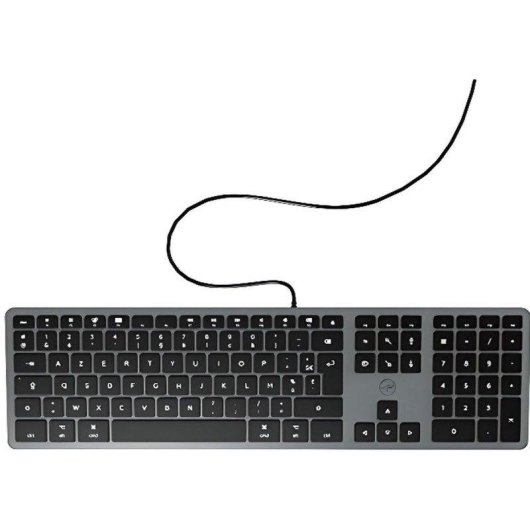 Teclado Mobility Lab DesignTouch ergonómico ultra fino con cable USB AZERTY Mac