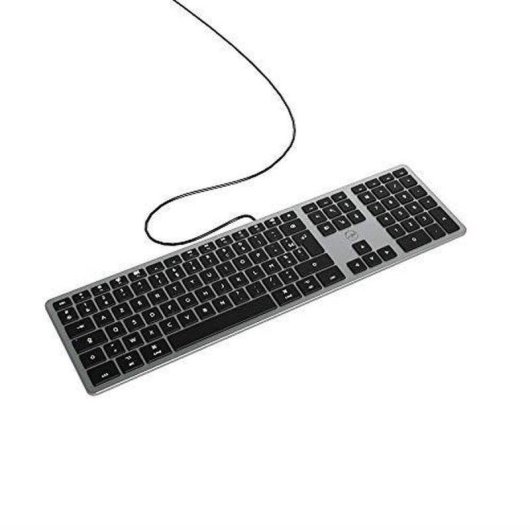 Teclado Mobility Lab DesignTouch ergonómico ultra fino con cable USB AZERTY Mac
