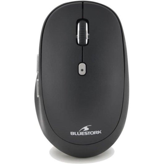 Teclado Bluestork inalámbrico recargable con ratón ergonómico AZERTY francés