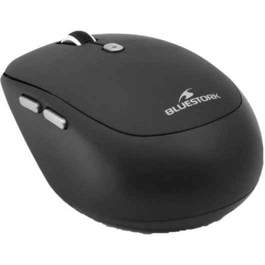 Teclado Bluestork inalámbrico recargable con ratón ergonómico AZERTY francés