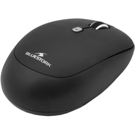 Teclado Bluestork inalámbrico recargable con ratón ergonómico AZERTY francés
