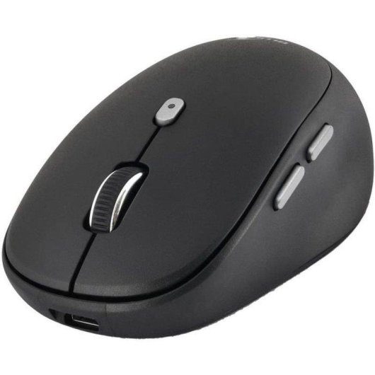 Teclado Bluestork inalámbrico recargable con ratón ergonómico AZERTY francés