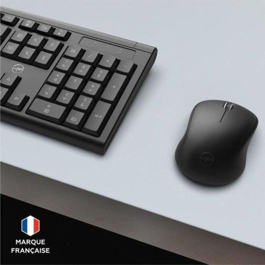 Tastiera Mobility Lab Alpha Combo wireless Azerty 2.4G USB ergonomica nera