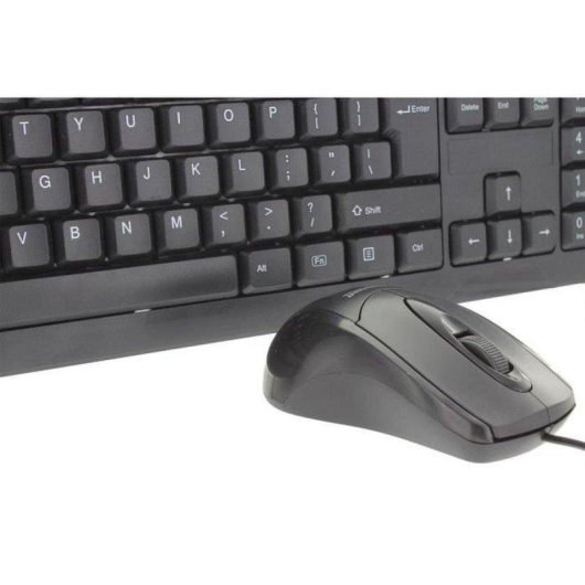 Teclado Mobility Lab ML309415 mecánico silencioso retroiluminado AZERTY con ratón óptico