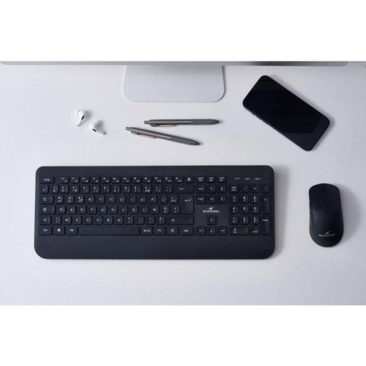 Teclado Bluestork Pack Office R2 membrana inalámbrico recargable AZERTY