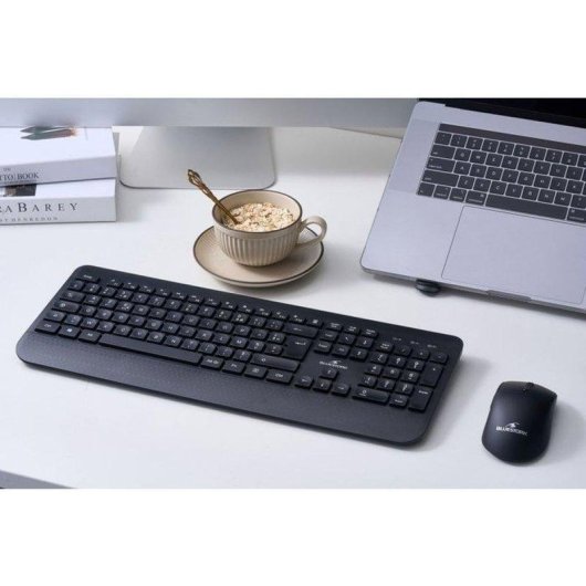 Teclado Bluestork Pack Office R2 membrana inalámbrico recargable AZERTY