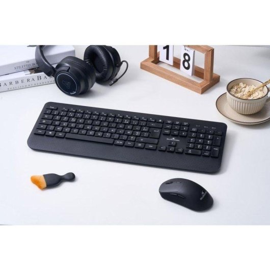 Teclado Bluestork Pack Office R2 membrana inalámbrico recargable AZERTY