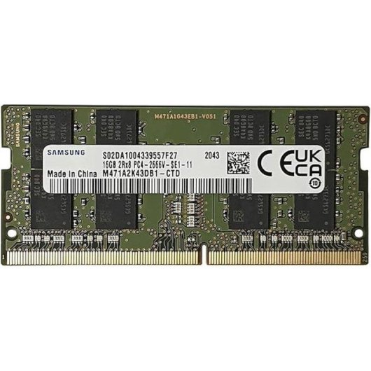 Memoria RAM Samsung M471A2K43DB1-CTD 16GB 1x16GB DDR4 2666MHz CL19 SO-DIMM