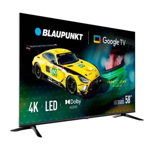 TV Blaupunkt LED 58UGC5500S 58" 4K UltraHD 60Hz Smart TV Google TV HDR