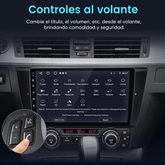 Autoradio JUNSUN V1pro CarPlay Android Auto GPS BMW E9x