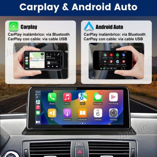 Autoradio 10.25 Carplay Android Auto Sans Fil GPS BMW Serie 1