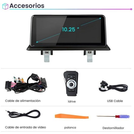 Autoradio 10.25 Carplay Android Auto Sans Fil GPS BMW Serie 1