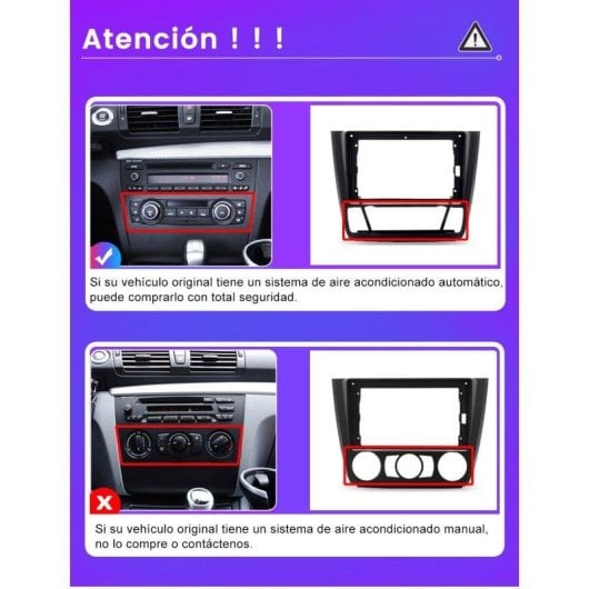 Autoradio JUNSUN BMW Serie 1 Android 15 2GB 64GB CarPlay GPS 9"