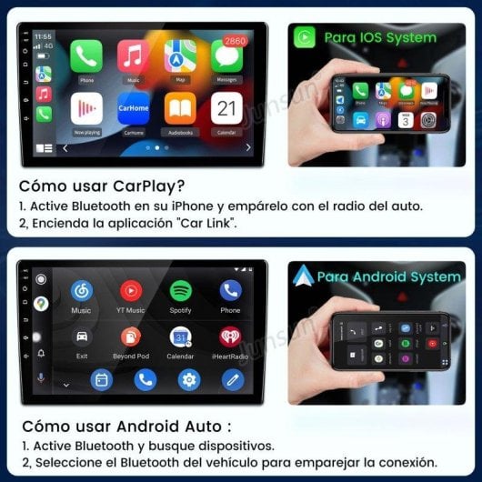 Autoradio JUNSUN BMW Serie 1 Android 15 2GB 64GB CarPlay GPS 9"