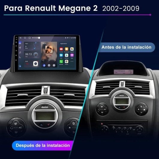 Autoradio JUNSUN Renault Megane II Carplay Android Auto Sans Fil