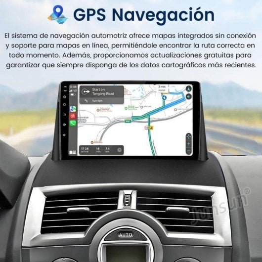 Autoradio JUNSUN Renault Megane II Carplay Android Auto Sans Fil