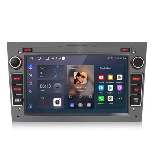 Autoradio JUNSUN 7'' Android 15 CarPlay GPS Opel Grigio 2+64Go