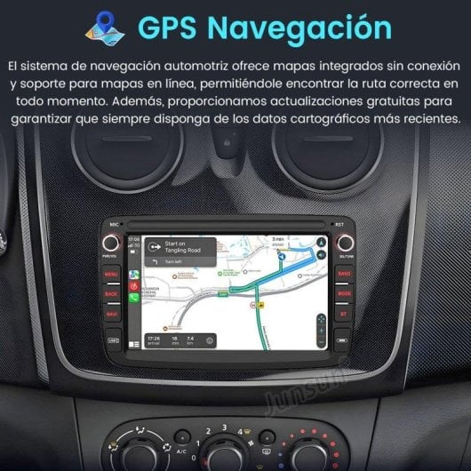 Autoradio Junsun 7'' 2+64Go CarPlay Android Auto GPS