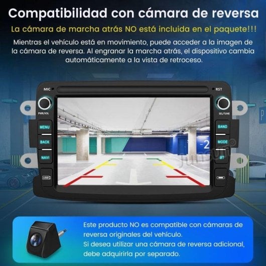 Autoradio Junsun 7'' 2+64Go CarPlay Android Auto GPS