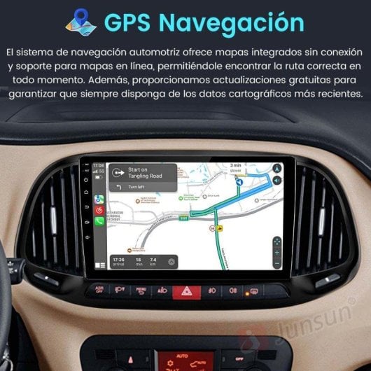 Autoradio Junsun 9 pollici 6+128Go 8-core CarPlay Android Auto