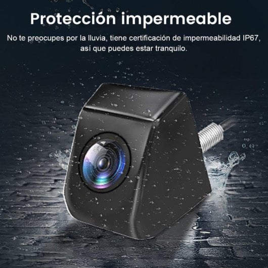 Telecamera di retromarcia JUNSUN Universal IP67 CVBS/AHD 720p Impermeabile