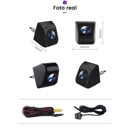 Telecamera di retromarcia JUNSUN Universal IP67 CVBS/AHD 720p Impermeabile