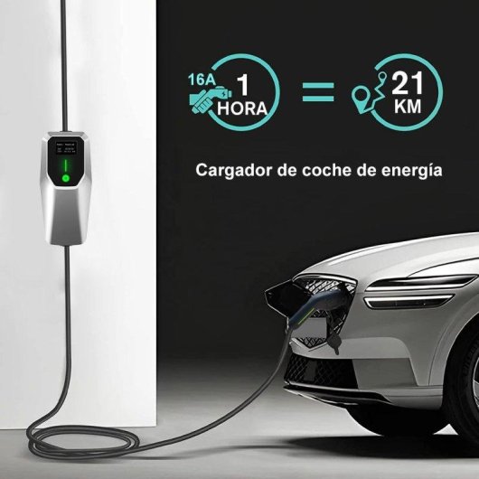 Chargeur EV portable JUNSUN Type 2 3,5 kW 16A