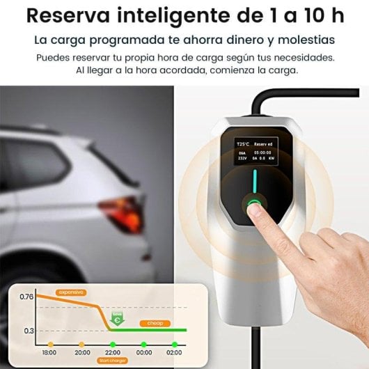 Chargeur EV Portatif JUNSUN Type 2 22 kW 32 A