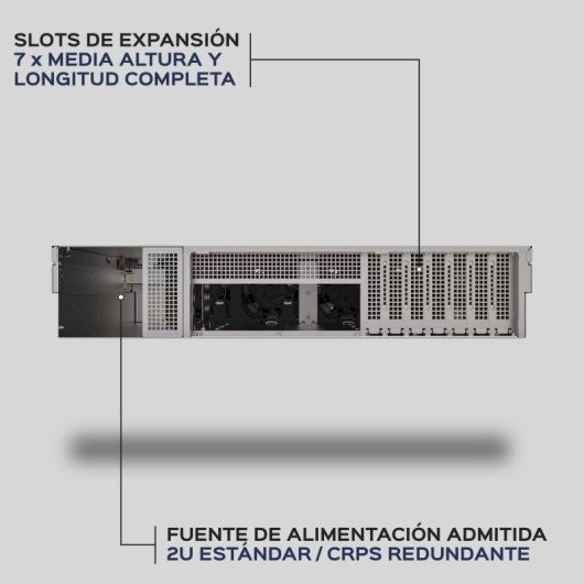 Chasis Rack 2U UNYKAch HSW4208 G4 8 Bahías Hot Swap