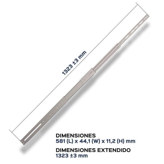 Guías Rack UNYKAch RG4339 Telescópicas 4U Compatibles Chasis 19"