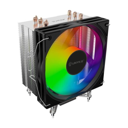 Refrigeração Ar UNYKAch Socket Intel LGA 1851 AMD AM5 120mm H61 ARGB