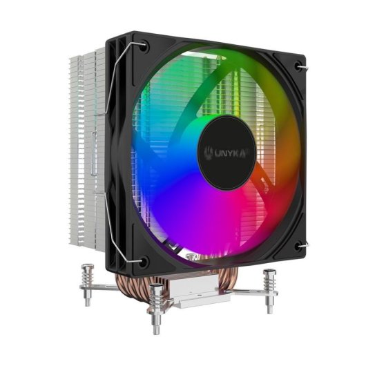 Refrigeração Ar UNYKAch Socket Intel LGA 1851 AMD AM5 120mm H61 ARGB