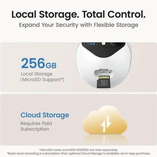 Videocamere di sorveglianza AOSU C9P21 T2 Pro 3K Esterna Audio Bidirezionale Pannello Solare