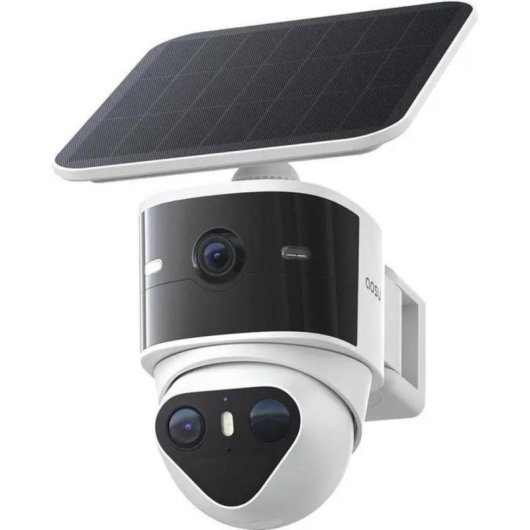 Videocamere di sorveglianza AOSU C9P21 T2 Pro 3K Esterna Audio Bidirezionale Pannello Solare