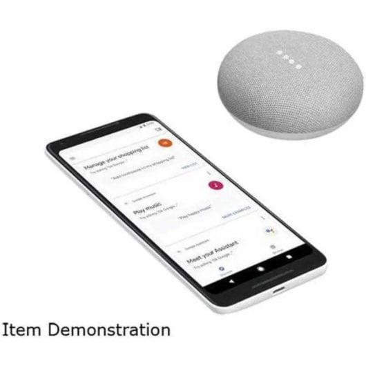 Central domótica Google Home Mini GA00210-CA Wifi Bluetooth con Google Assistant