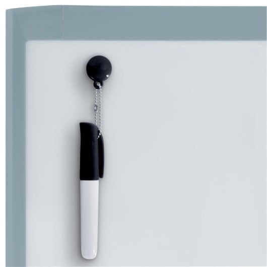 Pizarra magnetisch Nobo draagbaar met wisser 216x280 mm wit