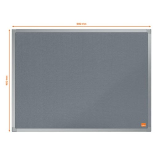 Tablero de anuncios Nobo Essence fieltro gris 600x450mm