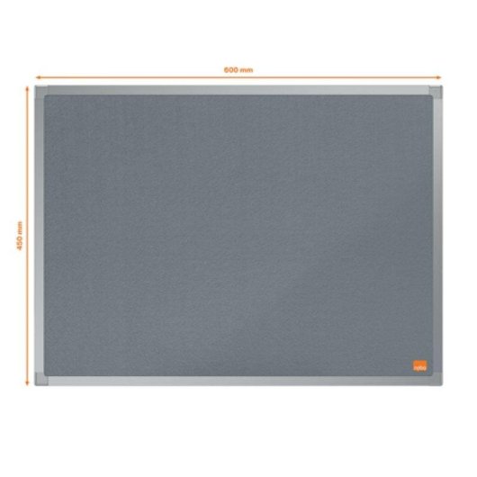 Tablero de anuncios Nobo Essence fieltro gris 600x450mm