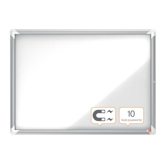 Vitrine NOBO Premium Plus fond magnetique 8 x A4