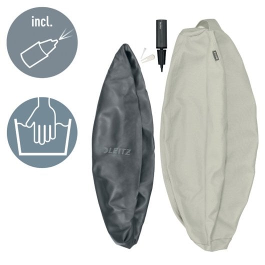 Bola de assento Leitz Ergo Active 65cm Cinza Antiderrapante