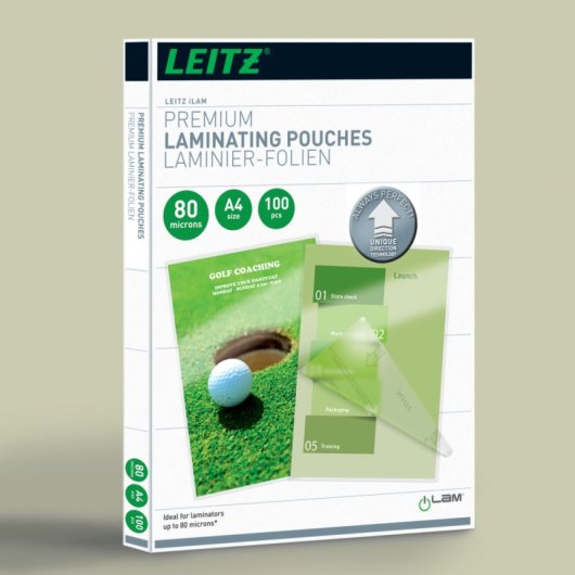 Pochettes plastification Leitz A4 80 um Boite 100