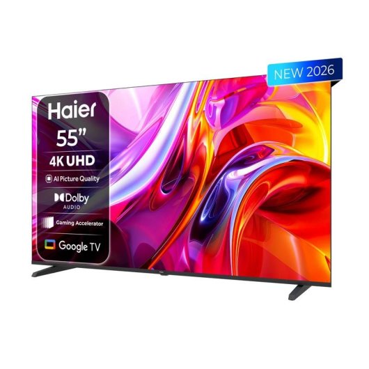 TV Haier LED H55K85GUX 55" 4K UltraHD 120Hz Smart TV Google TV HDR10 Dolby Audio
